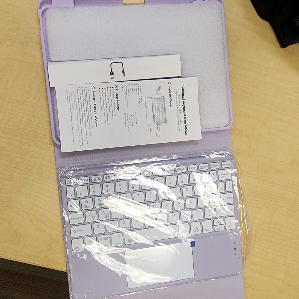 Purple Wireless Keyboard Case
